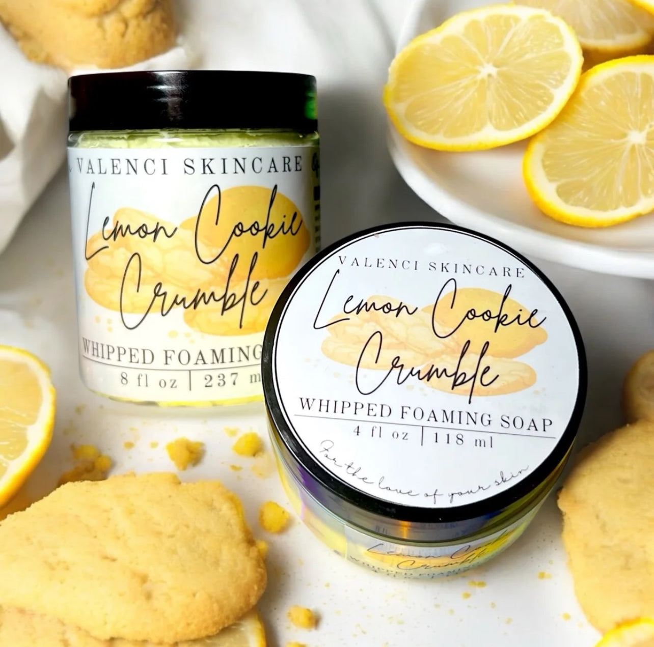 Lemon Cookie Crumble Whipped Foaming Soap