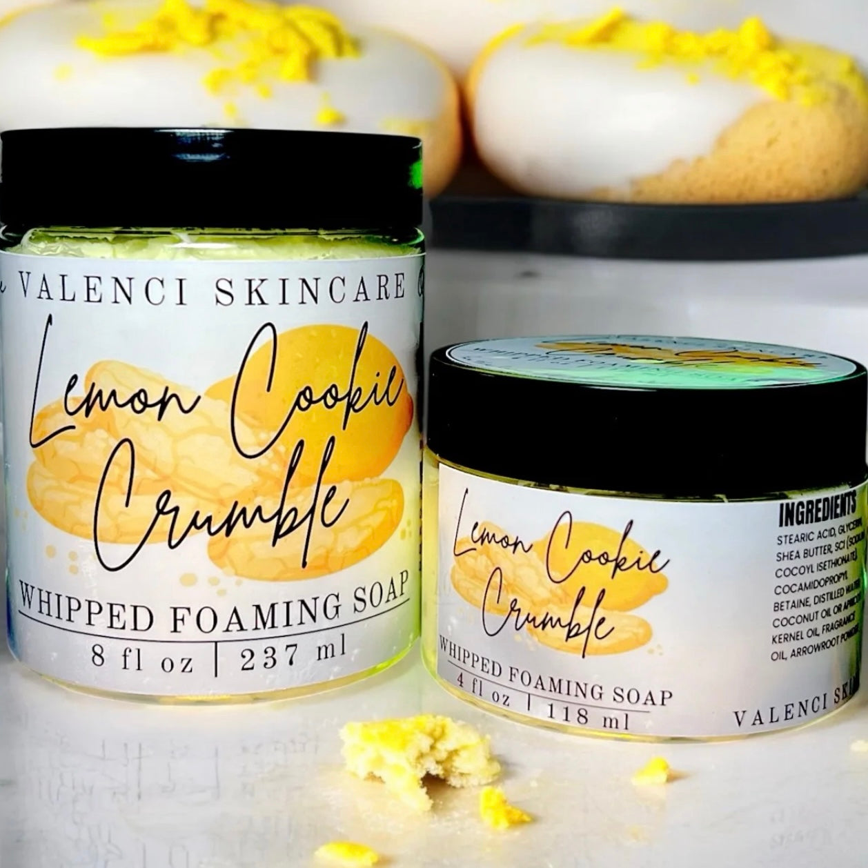 Lemon Cookie Crumble Whipped Foaming Soap