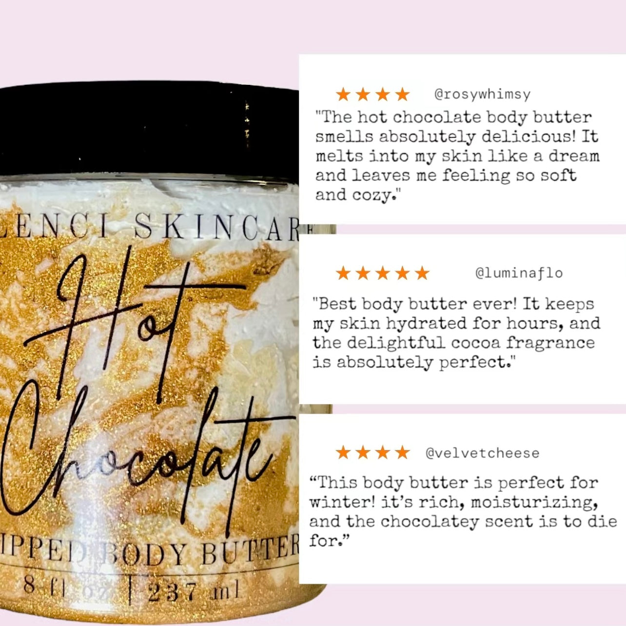 “Hot Chocolate” Whipped Body Butter