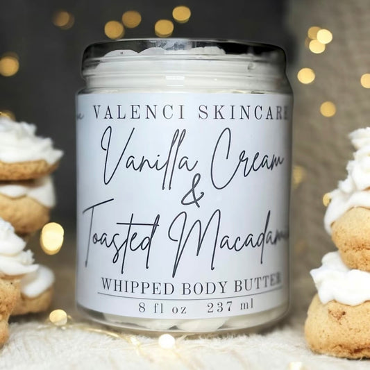 "Vanilla Cream & Toasted Macadamia" Whipped Body Butter