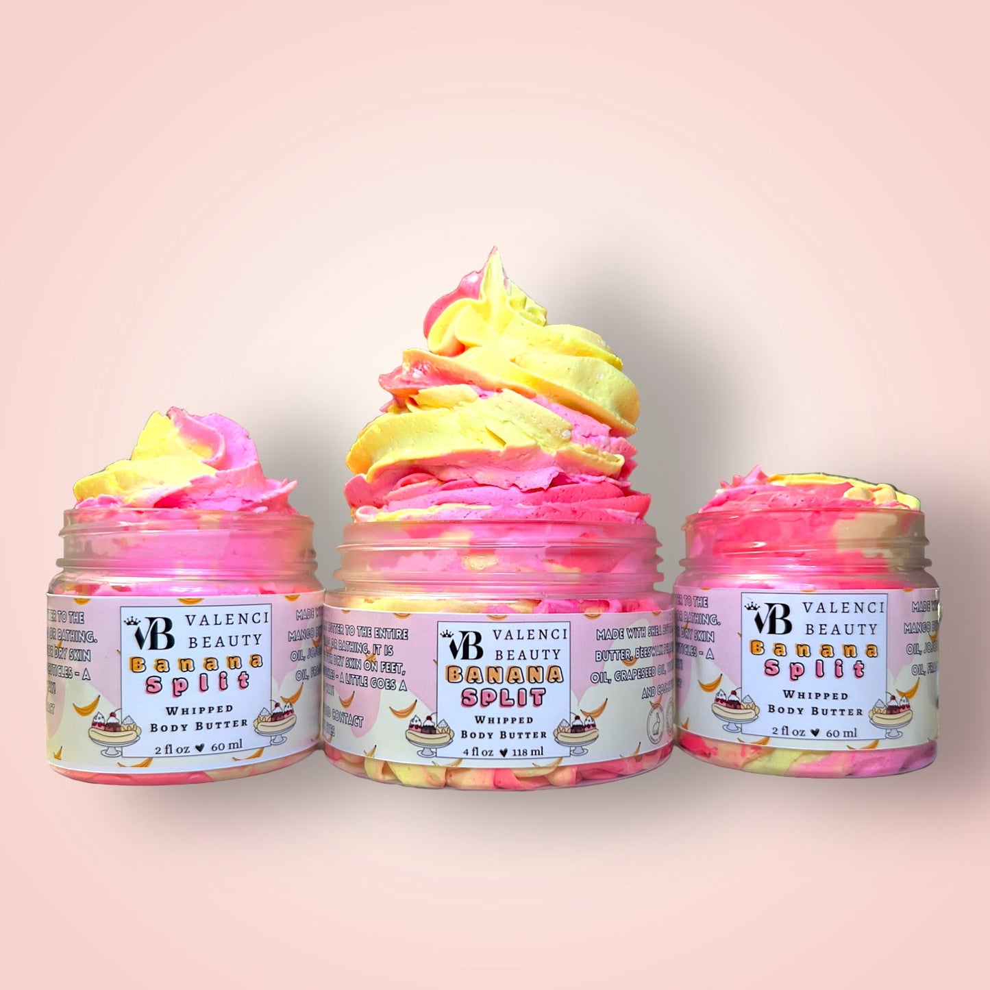 10 / Wholesale Banana Split" Whipped Body Butter