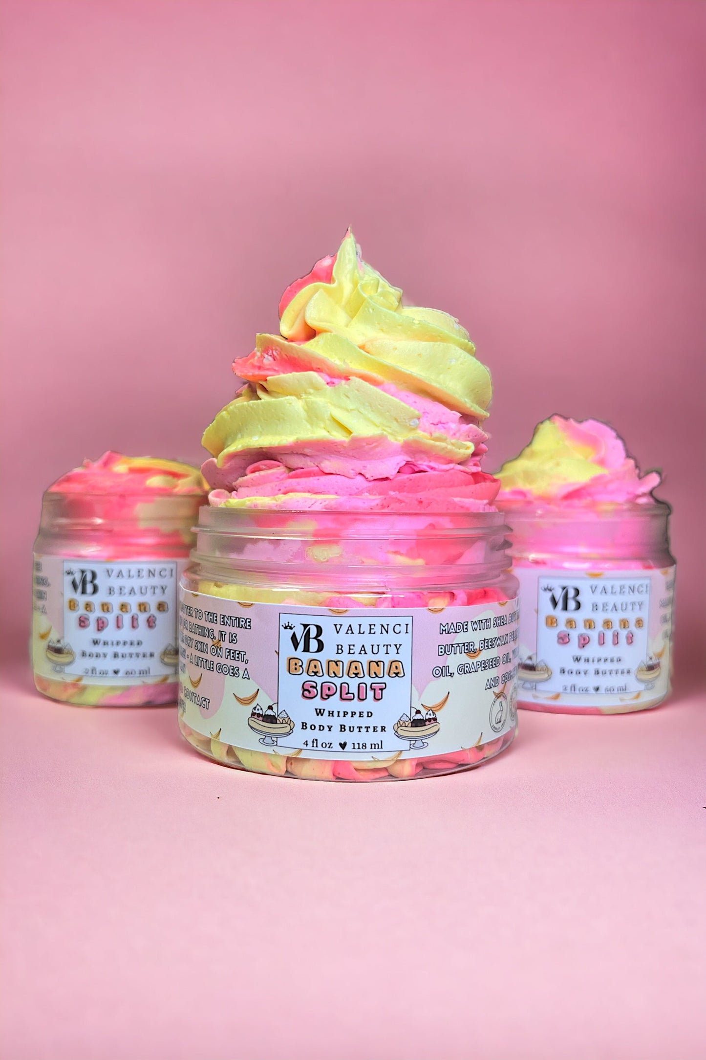 10 / Wholesale Banana Split" Whipped Body Butter